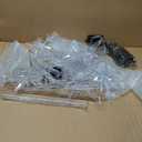 Snowflake Solar Christmas Pathway Lights, Set of 5 LED Outdoor Stake Lights, Waterproof Christmas Decorations for Garden, Yard, Lawn, Walkway, Patio Decor (5pcs Cold White)