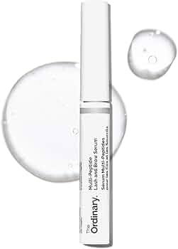 The Ordinary MultiPeptide Lash and Brow Serum, PeptidePowered Formula for Thicker, Fuller Looking Lashes & Brows, 0.16 Fl Oz
