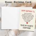 2 x Funny Birthday Card & Gifts for Men Husband Boyfriend Wife Girlfriend, Birthday Decorations for her him, Happy Bday Card, Sweetheart Romantic Raunchy