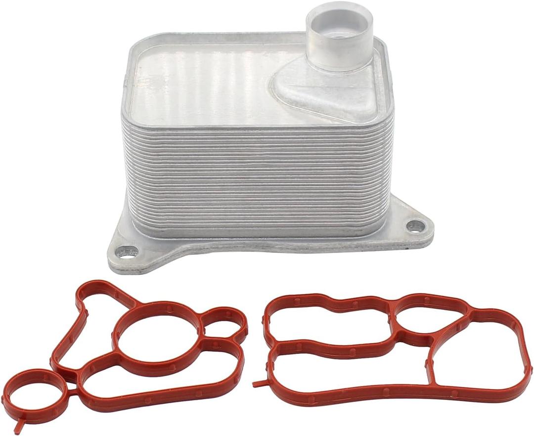 Engine Oil Cooler with Gasket for Audi A3 A4 A5 A6 Quattro RS3 A7 Sportback A8 Q3 Q5 Q7 Q8 TT, VW Aeteon GTI Golf R Beetle Cabrio