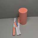 HENKELIVING Knife Set, 4-Piece Kitchen Knife Set, German High Carbon Stainless Steel, Durable & Easy Clean Knife Block, Peach Pink