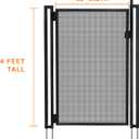 Pool Fence DIY by Life Saver Self-Closing Gate Kit, Black (Pack of 1)
