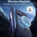 ESR for iPhone 17 Pro Max Case, Camera Control Cover, Compatible with MagSafe, Shockproof Military-Grade Protection, Magnetic Phone Case for iPhone 17 Pro Max, Classic Hybrid Case, Frosted Blue