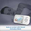 VTech VM923 Baby Monitor, 2.8 Screen, Pan-Tilt-Zoom, 1000ft Long Range, Night Vision, 2-Way Audio, Temperature Sensor, Lullabies, Secure Transmission No WiFi