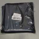 Silicone Coffee Mat, 24''x16'' Bar Mat with Detachable Dish Drying Mat - Fits Under Coffee Maker & Dish Rack (Black)