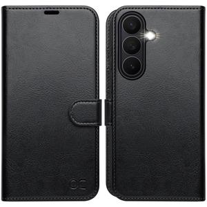 OCASE Compatible with Samsung Galaxy S26 Plus Wallet Case, PU Leather Flip Folio Case with Card Holders RFID Blocking Kickstand [Shockproof TPU Inner Shell] Protective Phone Cover 2026, Black