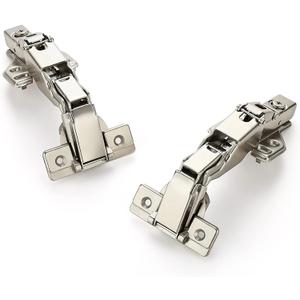 Ravinte 1 Pair 2 Pack Kitchen Cabinet Hinges, 165 Degree Kitchen Door Hinges Compatible with Lazy Susan Corner CupboardFull Overlay Face Frame Concealed Corner Cabinet Hardware