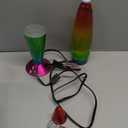 16 Inch Rainbow Lamp Liquid Motion Lamp with 2 Bulbs, Relaxing Mood Lamp for Home, Office, Bedroom, Red, Yellow, Green