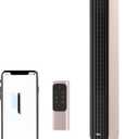 Dreo Smart Tower Fan Voice Control, 120 Oscillating Fan Works with Alexa/Google/App/Remote, 42 Inch, 25dB Quiet DC Bladeless Fan for Bedroom,12 Speeds, Floor Fan for Home, Office, Pilot Max S (Starlight)