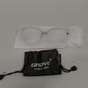 Gaoye Blue Light Blocking Glasses - Trending Round TR90 Frames, Metal Arms, UV400 Protection - Matching Soft Case (*1-tea Leopard/Transparent Lens)