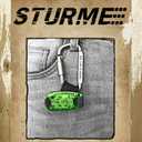 STURME LED Safety Light Strobe Lights for Daytime Running Walking Bicycle Bike Kids Child Woman Dog Pet Runner Best Flashing Warning Clip on Small Reflective Set Flash Walk Night High Visibility