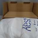 REST Evercool Cooling Comforter, King/Cali King, Blanket for Hot Sleepers, All Season Bedding to Keep Cool for Night Sweats, Breathable Lightweight Duvet, 106x90 Inches, Arctic White