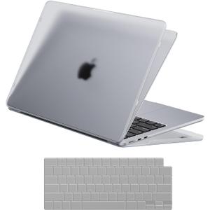 Invisible Armor for MacBook Air 15 inch Case 2025 2024 2023 M4 M3 M2 [Same as Bare Device] [Scientific Slim] Protective Hard Shell Translucent Cover Laptop - Matte Clear