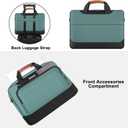 DOMISO 15-15.6 Inch Laptop Bag Business Briefcase Laptop Case Compatible with Lenovo 15.6" Ideapad 330/16" MacBook Pro/HP EliteBook 850 G3/Envy x360 15/Latitude 3580/Acer Chromebook/Asus,Green