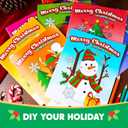 JOYIN 36 Pcs Christmas Coloring Books Bulk for Kids, Mini Coloring Booklets in 9 Covers with 10 Characters for Christmas Party Favor Supplies, Stockings Gifts Goodie Bags Stuffer Filler