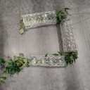 Fake Greenery Garlands Artificial Silver Dollar Eucalyptus Garland in Grey Green and Willow Twigs Garland Intertwined Together for Rustic Wedding Arch Swag Doorways Table Runner Decoration