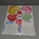 88Pcs Valentines Day Bulletin Board Set Pink Heart Bottle Classroom Decorations Conversation Heart Paper Cutouts for Romantic Classroom Home Window Door Wall Decorations Party Supplies