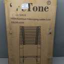 SocTone Telescoping Ladder, Stabilizers, Extension Ladder(12.5FT Standard)