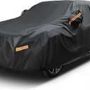 EzyShade 10-Layer SUV Car Cover Waterproof All Weather. See Vehicle Size-Chart for Accurate Fit. Outdoor Full Exterior Covers for Automobiles Heavy Duty Tarp Jeep Rav4 CRV. Size S6 (See SizeChart) (Reflective)