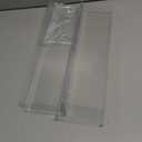 Qukaka Floating Shelves for Wall Decor, 15" Extra Clear Wall Shelves for Bedroom, Living Room, Kitchen, Bathroom Decor, Nail Polish/Book/Decoration/Makeup/Perfume Organizer Floating Shelf-3Pack