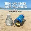 Dasani Diversion Safe Water Bottle Stash Can Secret Box with Leak-proof Lid and Huge Hidden Compartment for Keys, Cash and Valuables