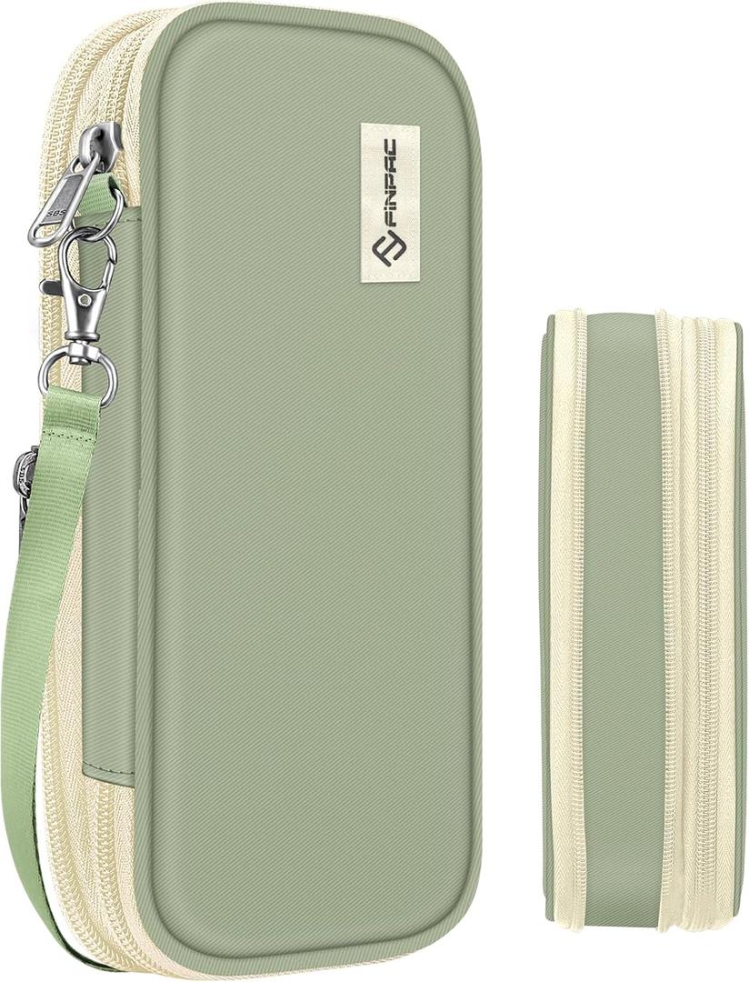 FINPAC Expandable Large Capacity Pencil Case, Pen & Marker Storage Pouch, 8.8 x 4.1 x 2.8 inches