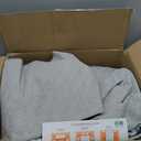 AMADA HOMEFURNISHING 8x10 Area Rug for Living Room, Modern Abstract Rug with Non-Slip Backing & Low Pile, Large Washable Rug with Abstract Pattern for Bedroom, Dinning Room, Home Office,Blue