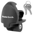 Master Lock Black Universal Size Trailer Hitch Lock, Trailer Coupler Lock for Securing RV’s, Horse Trailers, Tool Trailers and More, 379ATPY