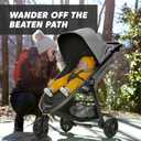 Baby Jogger® City Mini GT2 All-Terrain Lightweight Stroller, Forever Air Tires, One-Hand Fold, All-Wheel Suspension, Baby Stroller with Belly Bar, Leatherette Handlebar, Pike Fashion