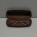 Aviator Reading Glasses for men and Women Blue Light Blocking Lens Spring Temple (Gold)