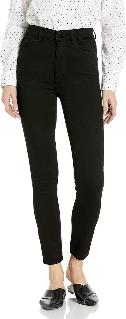 DL1961 Women's Farrow Instaculpt High Rise Skinny Fit Ankle Jean (24, Hail) DL1961 Women's Farrow Instaculpt High Rise Skinny Fit Ankle Jean (24, Hail)
