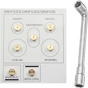 DG69-00500A Range Natural Gas to Propane LP Conversion Kit, Replacement replace DG96-00858A AP7032893 PS16634302 EAP16634302