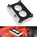 Bevinsee Intake Manifold Adapter 1.75 TBI Throttle Body for 2 Barrel 4412 500 350 2300 CFM Holley Manifold Early Autolite Carbs Compatible with GM Compatible with Chevrolet