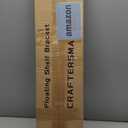 2pcs Floating Shelf Hardware Heavy Duty Hidden Shelf Brackets Support,Wall Mounting Invisible Floating Shelves Bracket with Jig (34" x 8" x 1.5" with Tools)