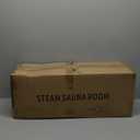 Upgraded Sauna Box for Relaxation, Detoxification, Portable Steam Sauna for Home with Steamer, 9 Levels, 2.6 x 2.6 x 5.9