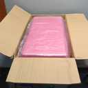 Fitvids Step Aerobic Platform, Exercise Step with 5 levels Adjustable Height, 4 Stackable Risers, Fitness Training Workout Stepper for Home Gym, Cardio Strength, Multiple Options (Pink)