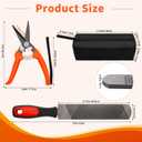 Goat Hoof Trimming Shears, 8Inch Double-Sided File/Goat Hoof Trimmer for Sheep/Storage Bag