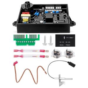 3 in 1 RV Water Heater Parts with 91365 Water Heater Control Circuit Board, 91447 93866 Thermal Cut Off & ECO Thermostat Kit, 93868 Spark Sensor Igniter Electrode Compatible with Atwood & Dometic
