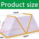 32" x 13" x 14" Garden Row Accelerator Plants Cover, Foldable Raised Garden Beds Vegetable Rows Plant Protector, Plant Net Cage Guard Greenhouse Cover for Protecting Vegetable Fruit from Animals