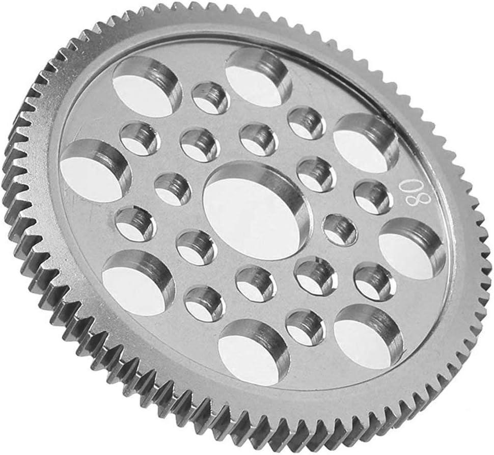7075 Metal 48P Spur Gear 80T for Sakura D3 CS S XI XIS 1/10 Drift Racing Car RC On-Road Car Upgrade