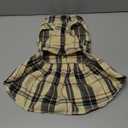 PUPTECK Classic Plaid Dog Dress Cute Puppy Clothes Outfit Medium
