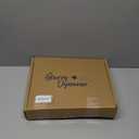 36-Inch Rib Knit Christmas Tree Skirt with Oak Buttons, Cream White