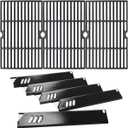 Utheer Grill Replacement Parts for DynaGlo DGF510SSP, DGF510SBP, DGF510SSP-D, fit Backyard BY13-101-001-13, GBC1460W, GBC1461W, GBC1462W, GBC1059WB, BH13-101-099-01, Grill Grate and Heate Plate