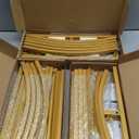 Wokceer Wedding Arch Backdrop Stand 7.2FT, 6.6FT, 6FT Set of 3 Gold Metal Arch Backdrop Stand for Wedding Ceremony Baby Shower Birthday Party Decor