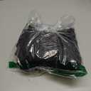 Verdusa Women's Cut Out One Shoulder Bodycon Dresses Ruched Tie Knot Mini Dress (Large, Black)