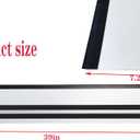39 Inch Track Saw Guide Rail for Ma-kita 199140-0 Track Saws for Festool Track Saw,39 Aluminum Guide Rail for Woodworker cuts,Silver