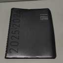 AT-A-GLANCE Planner 2025-2026 Academic, Weekly, Quarter-Hourly Appointment Book, 8-1/4" x 11", Large, Flexible Cover, Black (7095705)