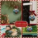 2 x Deer Christmas Ornament 2025 - Rustic Hunting Decor, Buck Hunter Reindeer Decoration  Woodland Holiday Tree Ornament, Hunt Lover Gift, Ideas for Man, Hunters