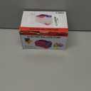 IDAODAN Electric Balloon Pump, Portable Electric Balloon Blower Machine Balloon Air Pump Dual Nozzle Rose Red 110V 600W Balloon Inflator for Party Decorations (Purple Blue)