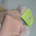 KeaBabies 2-Pack Baby Hats for Girls, Boys - Stretchy Baby Beanies, Cute Newborn & Toddler Winter Hat, Soft & Warm Pom Pom Beanie for Infant, Toddler, Boys, Girls 6-36 Months (Fawn, M)